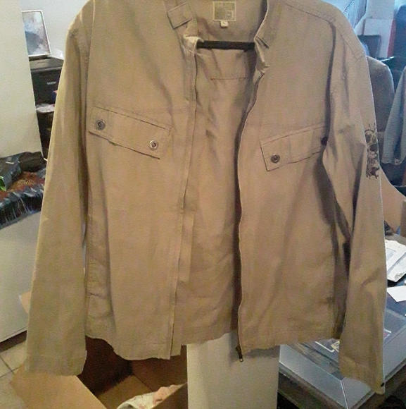 Quicksilver Men's Light Khaki type jacket - Picture 3 of 16